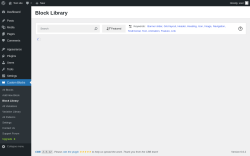 Page screenshot: Custom Blocks → Block Library