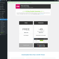 Page screenshot: Custom Blocks → Upgrade  ➤