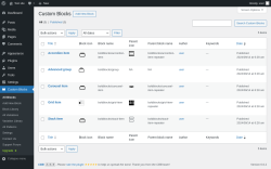 Page screenshot: Custom Blocks