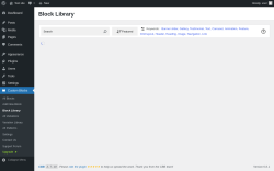 Page screenshot: Custom Blocks → Block Library