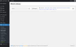 Page screenshot: Custom Blocks → Block Library