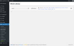 Page screenshot: Custom Blocks → Block Library
