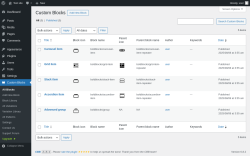 Page screenshot: Custom Blocks
