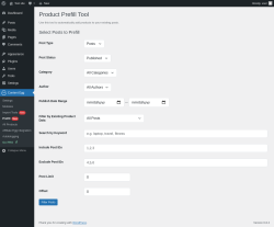 Page screenshot: Content Egg → Prefill 