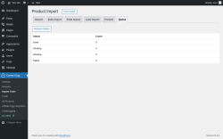 Page screenshot: Content Egg → Import Tools → Queue
