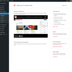 Page screenshot: Content Views