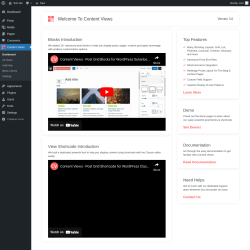Page screenshot: Content Views