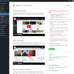 Page screenshot: Content Views
