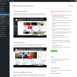 Page screenshot: Content Views