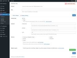 Page screenshot: Content Views &rarr; Add New