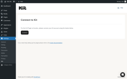 Page screenshot: Settings → Kit