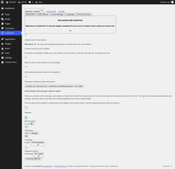 Page screenshot: CookieYes &lsaquo; Test site &mdash; WordPress