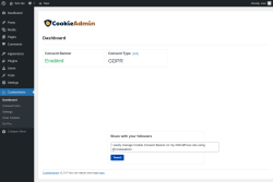 Page screenshot: CookieAdmin