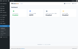 Page screenshot: CookieAdmin