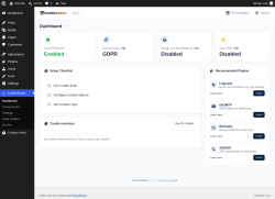 Page screenshot: CookieAdmin