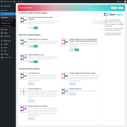 Page screenshot: Timeline Addons