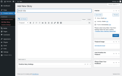 Page screenshot: Timeline Addons → Add New Story