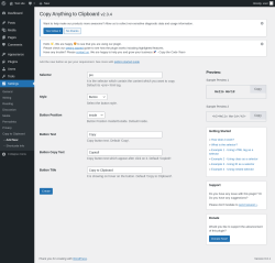 Page screenshot: Settings →  → Add New
