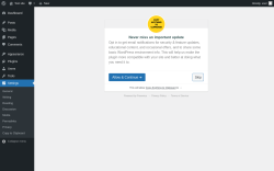 Page screenshot: Add New ‹ Test site — WordPress
