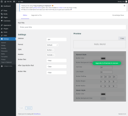 Page screenshot: Settings →  → Add New
