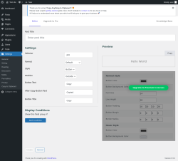 Page screenshot: Settings →  → Add New