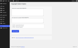 Page screenshot: Copyright Switch