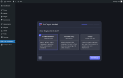 Page screenshot: Core Framework