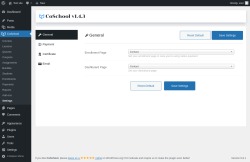Page screenshot: CoSchool → Settings