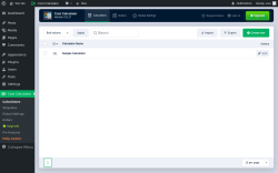 Page screenshot: Cost Calculator