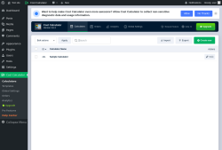 Page screenshot: Cost Calculator