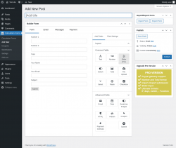 Page screenshot: Calculation Forms → Add New