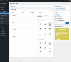 Page screenshot: Calculation Forms → Add New
