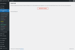 Page screenshot: Countdown & Clock → Support