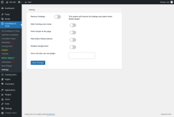 Page screenshot: Countdown & Clock → Settings