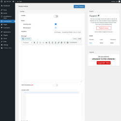 Page screenshot: Coming Soon