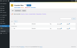 Page screenshot: Wow Plugins → Counter Box
