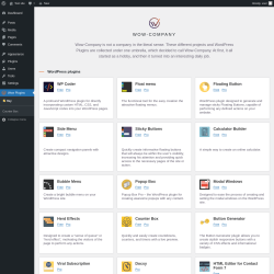 Page screenshot: Wow Plugins