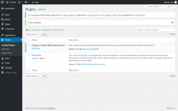Page screenshot: Plugins ‹ Test site — WordPress