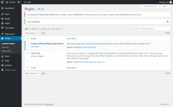 Page screenshot: Plugins ‹ Test site — WordPress