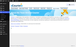Page screenshot: Courier Notices &rarr; Design Studio &rarr; 
				About Linchpin			