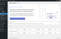 Page screenshot: Portfolio Gallery