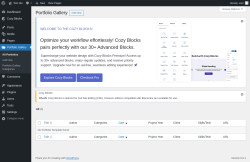 Page screenshot: Portfolio Gallery