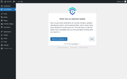 Page screenshot: Cozy Blocks ‹ Test site — WordPress