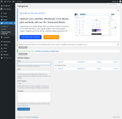Page screenshot: Portfolio Gallery → Portfolio Gallery Categories