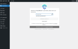 Page screenshot: Cozy Blocks ‹ Test site — WordPress