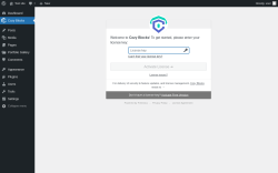 Page screenshot: Cozy Blocks ‹ Test site — WordPress