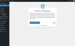 Page screenshot: Cozy Blocks ‹ Test site — WordPress