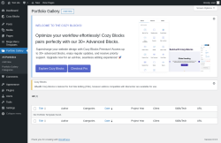 Page screenshot: Portfolio Gallery