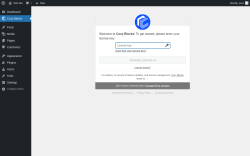 Page screenshot: Cozy Blocks ‹ Test site — WordPress