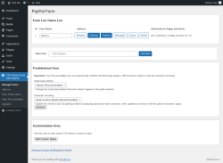 Page screenshot: CP Contact Form with PayPal